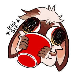 Telegram sticker 🥤 LouBunno