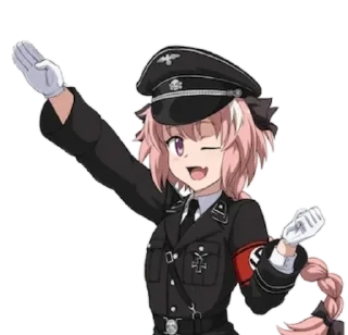 Telegram sticker 🇩🇪 Femboy & yuri nazism