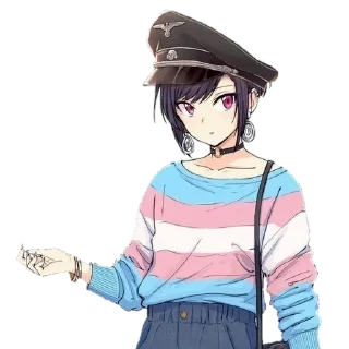 Video sticker 👧 Femboy & yuri nazism