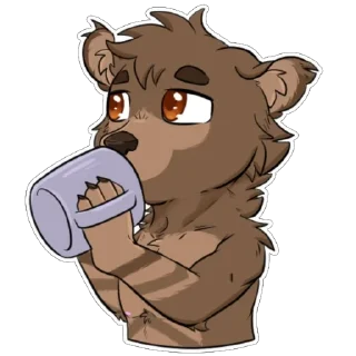 Telegram sticker ☕️ Boof