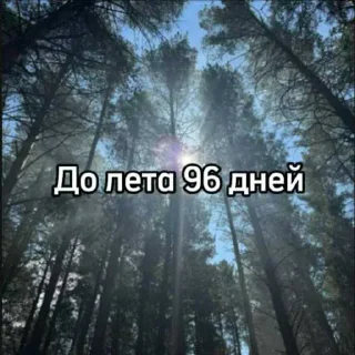 Telegram sticker ☀️ До лета осталось... @MoiStikiBot