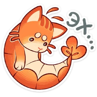 Telegram sticker 🐱 Криль от @TgSticker