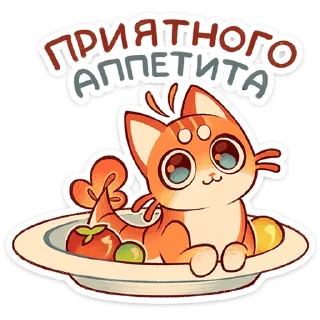 Telegram sticker 🐱 Криль от @TgSticker