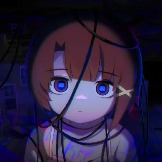 Telegram sticker 🤎 ⌜ Lain 🤎🌐 ⌟  ᨒ @KurumiFan ⛩️