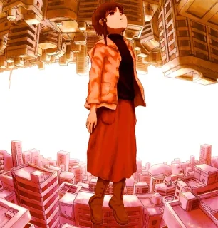 Telegram sticker 🤎 ⌜ Lain 🤎🌐 ⌟  ᨒ @KurumiFan ⛩️