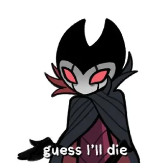 Video sticker 😭 Deep down into Hallownest @chasbandeha