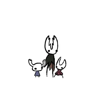 Sticker 😐 Deep down into Hallownest @chasbandeha