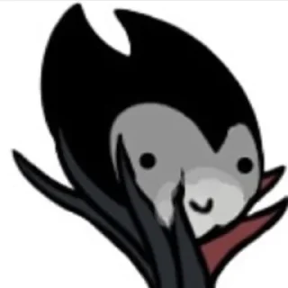 Телеграм стикер 🙂 Deep down into Hallownest @chasbandeha