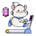 Video sticker 🏃‍♂ Wumpus @TgEmojis