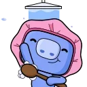 Video sticker 🧼 Wumpus @TgEmojis