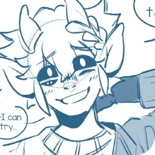 Telegram sticker 😁 Миша повелитель грибов｡⁠*ﾟ⁠+ :: @fStikBot