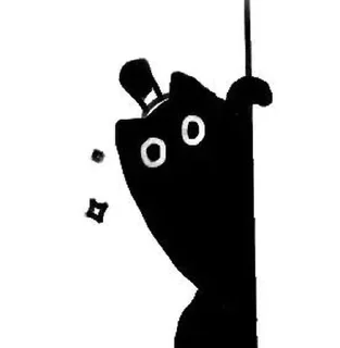 Telegram sticker ⭐ 克莱恩礼帽猫 @furrystickercn