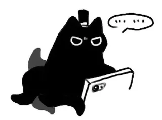 Video sticker ⭐ 克莱恩礼帽猫 @furrystickercn