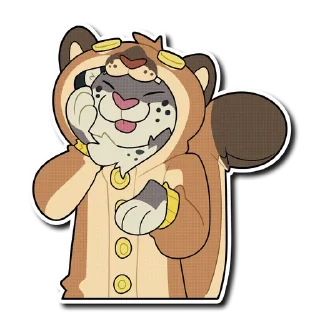 Sticker 🐈 Snow Leopard (round 3!)
