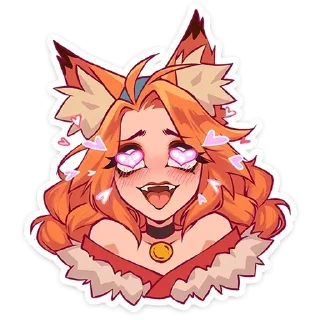 Telegram sticker ❤ Патрикеевна без надписей  @stickers_vk
