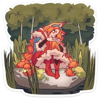 Sticker 😔 Патрикеевна без надписей  @stickers_vk