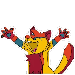 Telegram sticker 🫥 Electrofox gayness