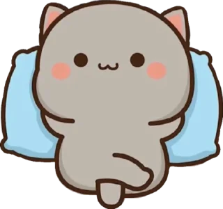 Telegram sticker 😌 🍩 kawaii 🍩
