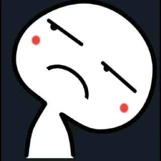 Telegram sticker 😕 @Evil_Queen29 Vol.1