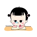 Telegram sticker 😪 NARA'S HAPPY LIFE😊- @MochaStickers