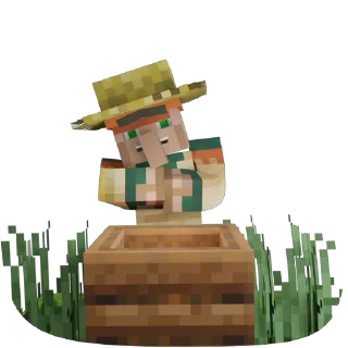 Telegram sticker 💩 Minecraft