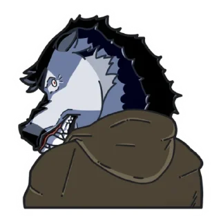 Telegram sticker 😡 Jay the Gorgonops