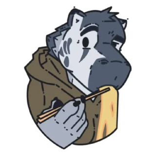 Telegram sticker 🍜 Jay the Gorgonops