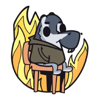 Telegram sticker 🔥 Jay the Gorgonops