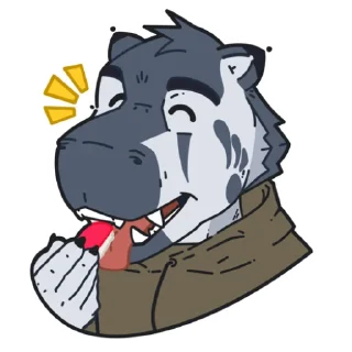 Telegram sticker 🍣 Jay the Gorgonops