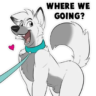 Telegram sticker 😋 Ghost Wolf