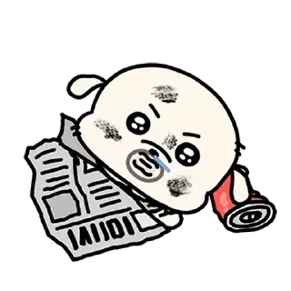 Video sticker ⭐ 왕초 복슬이를 돌봐주실래요? @manbull_sticker_bot