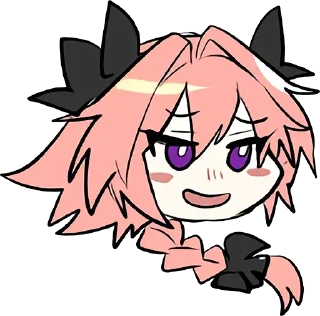 Video sticker 🤨 astolfo 2 by: @sebitasUsU