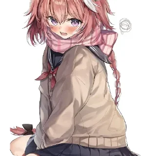 Sticker 🪑 astolfo 2 by: @sebitasUsU