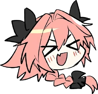 Video sticker 😆 astolfo 2 by: @sebitasUsU