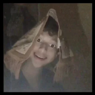 Телеграм стикер 🥲 Meme nya nak pak budi
