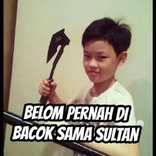 Video sticker 😡 Meme nya nak pak budi