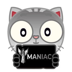 Sticker 🤩 Maniac @AdapterManiac @TgEmodziBot