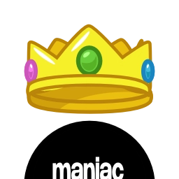 Sticker 🤴 Maniac @AdapterManiac @TgEmodziBot
