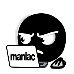 Sticker 💻 Maniac @AdapterManiac @TgEmodziBot