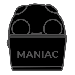 Sticker 🤩 Maniac @AdapterManiac @TgEmodziBot