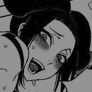 Sticker 🥵 🖤𝐇𝐄𝐍𝐓𝐀𝐈;; @animestall. :: @fStikBot