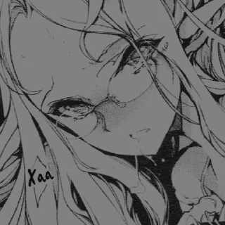 Telegram stiker 😧 🖤𝐇𝐄𝐍𝐓𝐀𝐈;; @animestall. :: @fStikBot