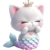 Sticker 😖 Киса Русалочка @Nyasticks
