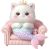 Sticker 🥺 Киса Русалочка @Nyasticks