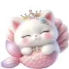 Sticker 😴 Киса Русалочка @Nyasticks