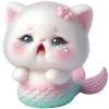 Sticker 😭 Киса Русалочка @Nyasticks