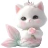 Sticker 🌷 Киса Русалочка @Nyasticks