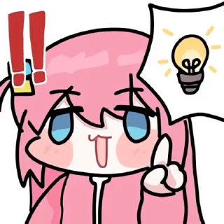 Video sticker 👻 봇치잡탕콘 @DCConSticker