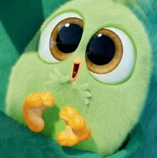 Telegram sticker 💛 - ᗷY @ahMshY 𓉮 . Baby Angry Birds