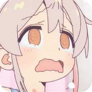 Telegram sticker 😢 Махиро Ояма